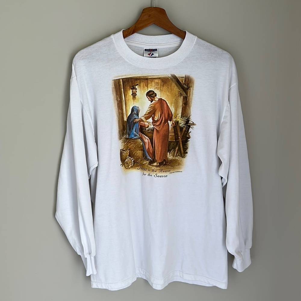 Cleannn Jesus is the reason for the season long sleeve